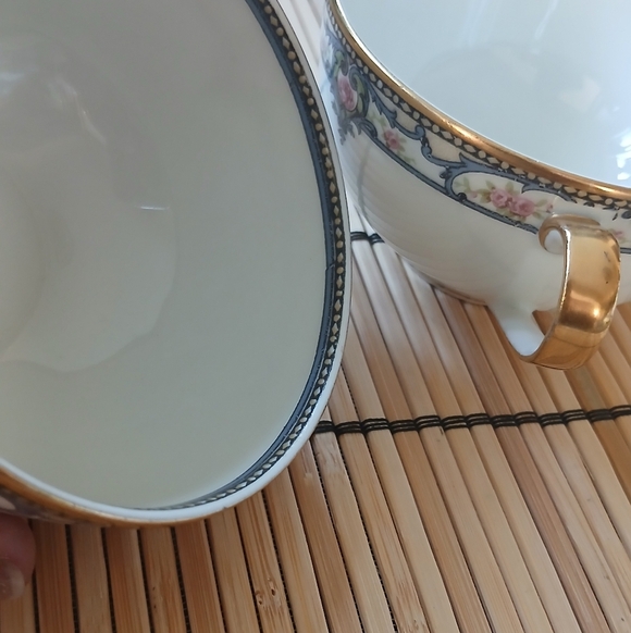 Theodore Haviland French Limoges Troy Schleiger Tea Cups Set Of 2- EUC - Picture 9 of 14